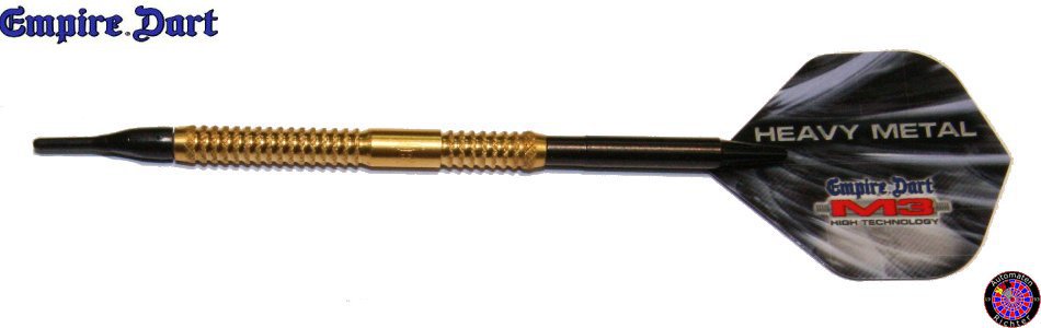 M3 Darts Soft Dartpfeil Set - Empire Heavy Metal HM-Gold